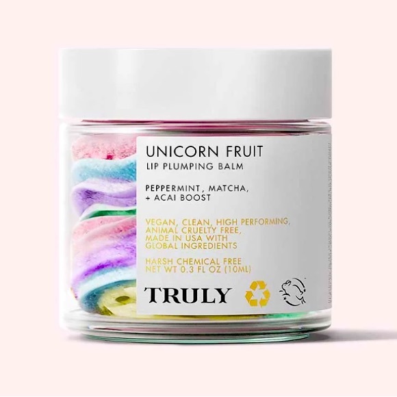 New! TRULY Unicorn Lip Plumping Balm
Hydrating Lip Plumper in Peppermint Matcha - Picture 3 of 5